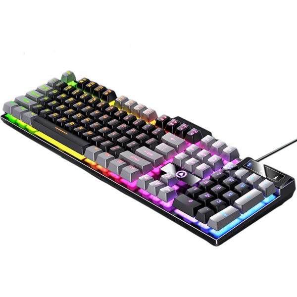 RGB Gaming Keyboard, 105 Keys, All-Metal Panel