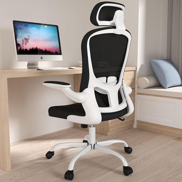 White Office Chair | High Back | Breathable Mesh